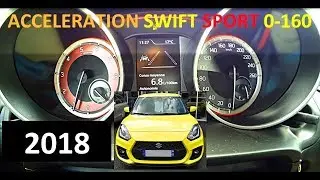 Suzuki Swift Sport 2019 Acceleration 0-160 km/h
