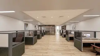 Luxurious office interior walkthrough