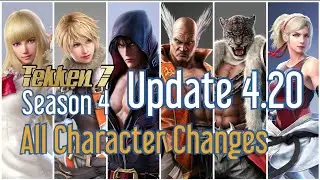 TEKKEN 7 Update Patch 4.20 with Timestamps (Lili, Leo, Jin, Heihachi, Eddy, Armor King, Lidia, etc.)