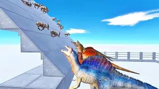 Slide Down into Big Mouths. Animal Revolt Battle Simulator ARBS