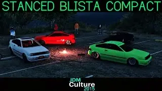 GTA Online | Blista Compact's | Stance Lovers Only | 40K Studios | Stance Showcase
