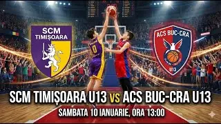 10.01.2026 LNB U13 | T3 - SCM Timisoara vs ACS Champions Buc-Cra