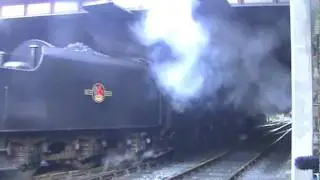 45337 leaving bolton st station bury on the east lancs railway