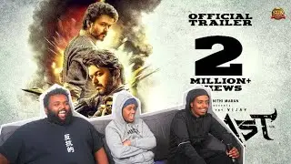 Beast Official Trailer Reaction | Thalapathy Vijay | Sun Pictures | Nelson | Anirudh | Pooja Hegde