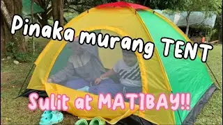 Cheapest Tent sa Shopee!!! Matibay!!