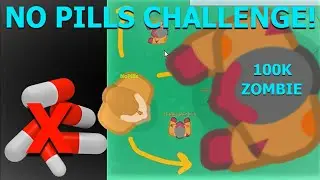 Braains.io - NO PILLS CHALLENGE!!! + 100K ZOMBIE!!!