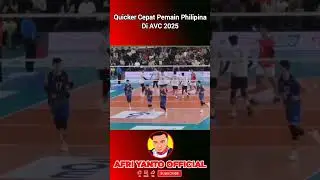 Quicker Cepat Pemain Philipina Di AVC 2025 #cover #volleyball #bolavolismash #avc #song #music