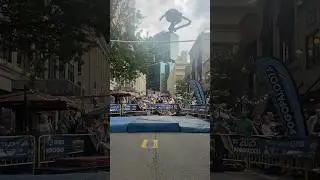 Jumping over 10 1/2ft on pogostick!