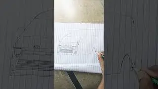 Toyota#Hiace#classic#sketching #video#van#shorts
