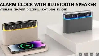 Bluetooth-будильник Valueagle с беспроводной зарядкой