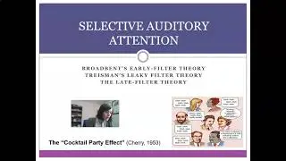 Cognitive Psychology: Attention (Auditory Models)