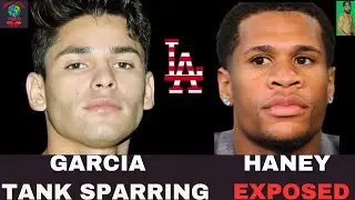 RYAN GARCIA REVEALS TANK DAVIS VS DEVIN HANEY SPARRING SESSION AFTER HEATED ARGUMENT IN LA PRESSER