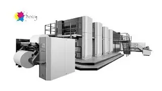 Web Offset Press Komori 38D - M&aacute;quina Impressora Rotativa