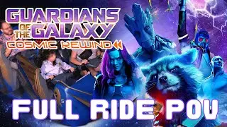Guardians of the Galaxy Cosmic Rewind | Full Ride POV 4K | EPCOT Disney World 2025