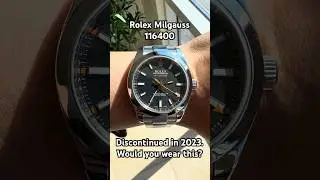 Rolex Milgauss Black Dial 116400 #watch #rolex #milgauss