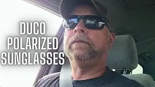 DUCO Men's Sports Polarized Driving Carbon Fiber Sunglasses