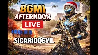 🔥 BGMI Afternoon Live | X-Suit Gameplay & Clutch Moments | Sicariodevil
