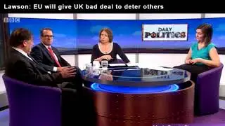 Lord Lawson makes BRILLIANT point about why EU wants to give Britain a BAD deal.