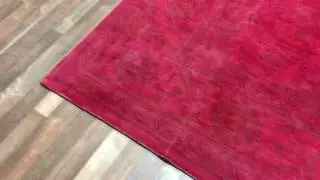 Red Large Overdye Oriental Rug 9'10X13'9 - W 679