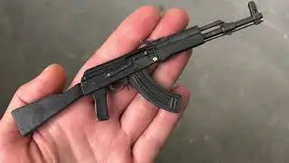 MINIATURE GUN: the AK-47 in action | 2mm Centerfire Gun | mini AK-47 | Best Gift for Men