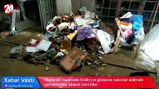 Marneuli bazarında fəaliyyət göstərən satıcılar aidiyatlı qurumlardan kömək istəyirlər