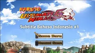 Naruto Ultimate Ninja 5 - Mod Subtitle Bahasa Indonesia | PS2 Gameplay #1