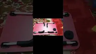 study table laptop tablet on bed 🫠 #trending #virel #educational