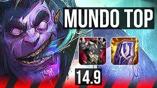 DR. MUNDO vs TRYNDAMERE (TOP) | 3/1/9 | KR Diamond | 14.9