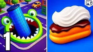 Perfect Cream Gone Wrong! 🍦🌀 The Hole Eats Everything! 😱