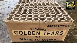 Golden Tears 100 Shots Flowerbed Salon Roger Fireworks