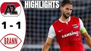 AZ Alkmaar 1-1 Brann | Europe Conference League 2023/24 | Highlights and Goals