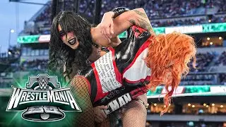 Риа Рипли против Бекки Линч – женский чемпионат мира WWE: лучшие моменты субботы на WrestleMania XL