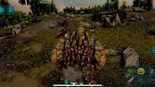 Ark Ultimate Mobile: Server İnvasion (Part 1) Golem Soak-200 heavy turret came out?! S2 E2