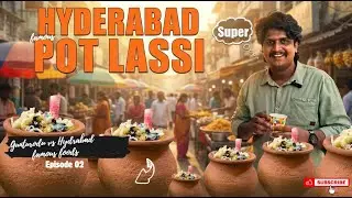 Hyderabad famous pot lassi at cable bridge, Gunturodu vs Hyd Foods Episode-2 #potlassi #hydrabad #yt