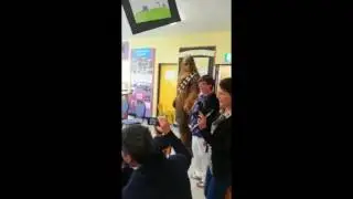 Chewbacca Pays a Visit to School Kids in County Kerry, Ireland