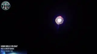 Raccoon Fireworks 1.3G JY8-0347 Award-Winning Shell Red and Green Magic Balls rising taill