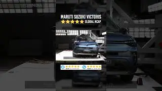 After BNCAP, the Maruti Suzuki Victoris scores⭐️⭐️⭐️⭐️⭐️ in GNCAP as well! #PowerDrift #Victoris