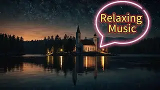 🌠🪵 2 HOURS Night at the Pine Lake &bull; Calm Music for Instant Sleep, Peaceful Water & Forest Ambience