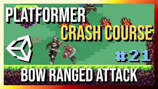 Make a Bow and Arrow Ranged Attack - 2D Platformer Crash Course in Unity 2022 (Part 21)