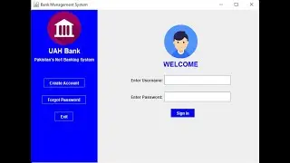 Bank Management System Project in Java Swing without database