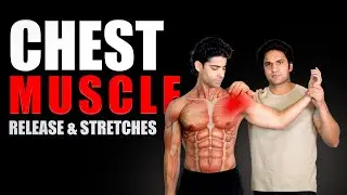 How to Release Tight Chest (Pec) Muscles | Fix Round Shoulders & Chest Pain | Improve Posture Fast