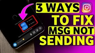 How To Fix Instagram Message Not Sending Problem - 2024