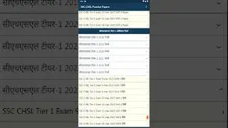 SSC CHSL Exam Practice Papers Best Android App  