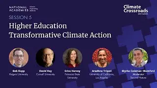 Climate Crossroads 2024 - Session 5: Higher Education Transformative Climate Action