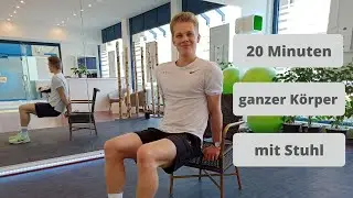 Ganzkörper Workout mit Stuhl | Chair Workout, verschiedene Schwierigkeitsgrade