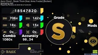 Placek21 | Aero Chord - Break Them [Broken] 98,34% 1080/1114x 1xSB 320pp if Ranked | Replay!