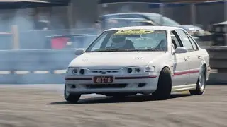 EF XR6 Falcon Drifts | Queensland Raceway Drift Playground | Skid control | 28th September 2025