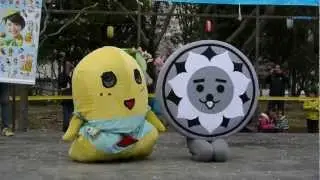 ふなっしー vs にしこくん