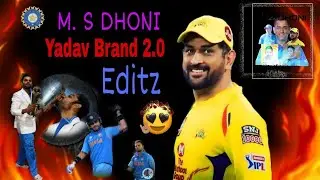 Yadav Brand 2.0 Ft Ms Dhoni I Ms Dhoni Attitude Status I Ms Dhoni Video Edit #msdhoni #shorts