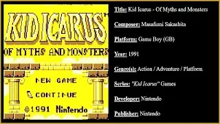 Kid Icarus: Of Myths and Monsters (GB) [Soundtrack in FULL HD & 320 KBPS]